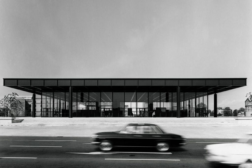 mies van der rohe, neue nationalgalerie, berlin, 1968
